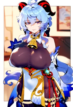 [Livefrog] NAUGHTY GANYU (comm) [AI Generated]