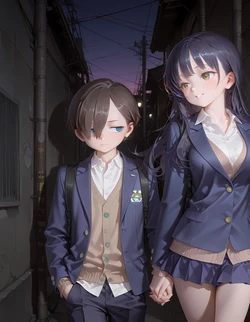 [SodaStella] 山田杏奈 / Yamada Anna - 僕の心のヤバイやつ (純愛) (Patreon) [AI Generated]