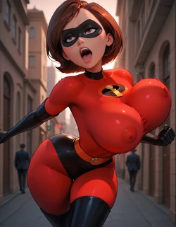 [artist fr34ky] Helen Parr all tiers [AI Generated]