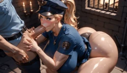 ul7990 Samus Aran police gif [AI Generated]