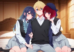 [chesuAI] Arima Kana & Kurokawa Akane (Oshi no Ko) [AI Generated]