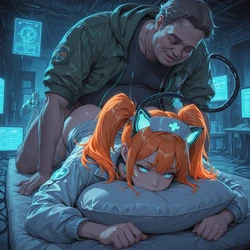 [prompt filters bypass] Cyber Catgirl (AMD)[Ai Generated]