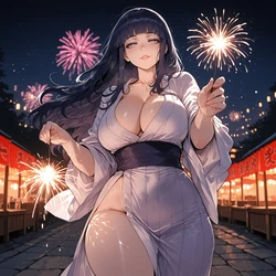 [Miyu] Hinata Hyuga: Fireworks Between Us [AI Generated]