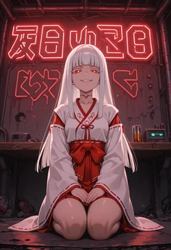 [prompt filters bypass] Cyber Onihime (no penetration)(AMD)[Ai Generated]