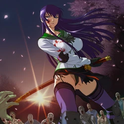 [Cyber-Wifu11] Busujima Saeko (HIGHSCHOOL OF THE DEAD) [AI Generated]