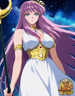 Saori Kido hentai (Athena) | Saint Seiya parody [AI Generated]