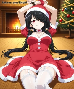 Bluu Ai Tokisaki Kurumi  Date a Live Christmas 2025 [AI Generated]
