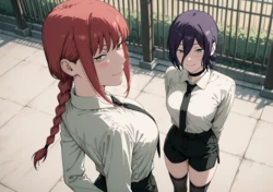 [chesuAI] Makima & Reze [AI Generated]
