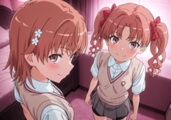 [chesuAI] Mikoto & Kuroko [AI Generated]