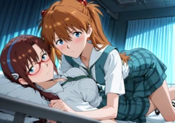 [chesuAI] Asuka & Mari [AI Generated]