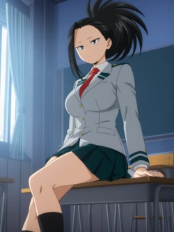 Momo (My hero academia) [Ragnarock] [ai generated]