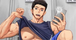 [もちゃき] 在更衣室和后辈…[Chinese]