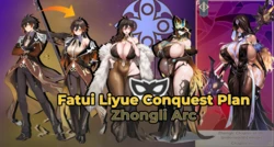 Fatui Conquest Plan Chapter 3 Zhongli [AI Generated] (White Flavor No. 3 [Pixiv] 111228391)