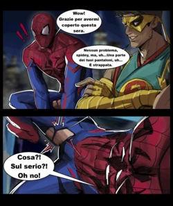 [BosoRomantics] Qualcosa nei tuoi pantaloni – IronFist x Spiderman