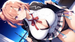 (Clothes AI) Yuigahama Yui 由比ヶ浜結衣 (OreGairu) [AI Generated]