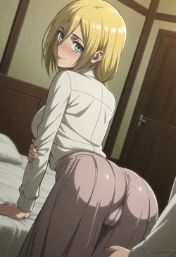 JR | AIChromaArt  - Historia Reiss | Attack on Titan (Patreon) [AI Generated]