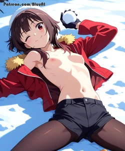 Bluu Ai Megumin KonoSuba [AI Generated]