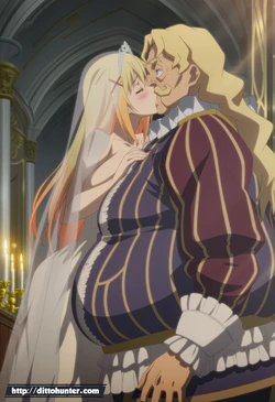 [Ditto Seeker] WED - Darkness & Alexei Barnes Aldarp (KonoSuba) The Tender Embrace of Their Union [Ai Generated]