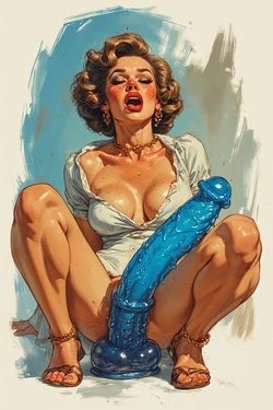 Vintage Girls With Dildos [AI Generated]