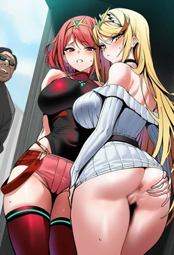 [Patreon] (keoly) Pyra & Mythra (AI Generated)