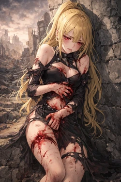 The girls are slightly injured. [AI Generated]