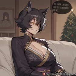 ShanalotteAI (FUTA) Blake Belladonna x Kali Belladonna (RWBY) (61 img set) [AI Generated]