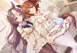 情人节也文摄辉X真弓快车与训练员一起3P(Uma Musume) 【AI Generated】