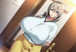 【Pixiv】【アシツッタ】【1シチュ 宇崎月 ビッチアピールショー】[AI Generated]