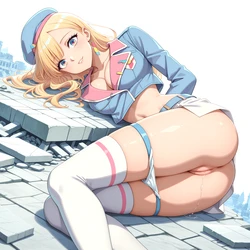 [pantyless] Yugure - Dusk Beyond the End of the World [AI Generated]