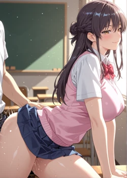 [KALA AI NSFW (VAMA)] - Shibasaki Yuri (Eroge de Subete wa Kaiketsu Dekiru) p.439 (Patreon) (AI Generated)