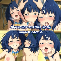 [Pixiv] EscuelaDwaifus (108866328) - Nukumizu playing with Yanami 💙2 [AI Generated]