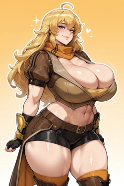 [YashugAI] Yang Xiao Long (RWBY) at dorm [AI Generated]