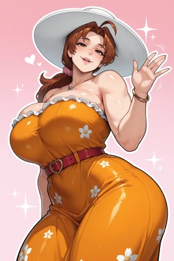 [YashugAI] [YashugAI] Delia Ketchum (Pokémon) at city [AI Generated]