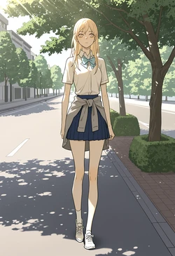 Blonde Girl & Her Girlfriend Set 1 [AI Generated]