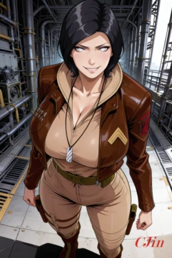 HINATA UZUMAKI AS COVER GIRL (G.I.JOE) [CjinAI] [AI Generated]