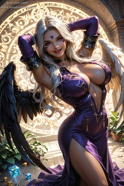 [Patreon] [AiASAG] [4K] 🖤Urd 🪽 - Preview [AI Generated]