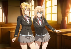 [LoveHUwU] Angelica Rapha Redgrave x Olivia ( yuri ) | Mobseka [AI Generated]