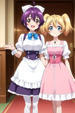 [LoveHUwU] Sylvia and Momoka | Cross Ange [AI Generated]