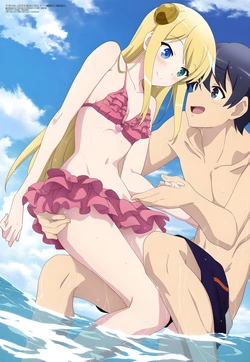 [LoveHUwU] Yumina Urnea Belfast in bikini | In Another World With My Smartphone [AI Generated]