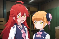 [LoveHUwU] Fredmonica and High Rosetta [ NTR | 3p | pregnant ] | In Another World With My Smartphone [AI Generated]