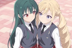 [LoveHUwU] Yuna and Shia Foschurose [ NTR | 3P | Pregnant ] | Kuma Kuma Kuma Bear [AI Generated]