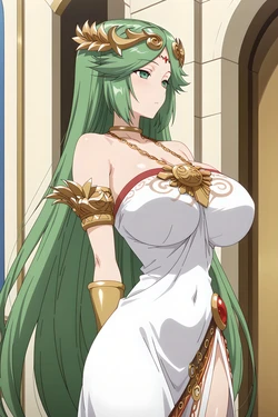 [LoveHUwU] Palutena [ NTR | 3p | Ogre | Pregnant ] | Kid Icarus [AI Generated]