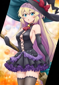 [LoveHUwU] Azusa Aizawa [ halloween ] | I've Been Killing Slimes for 300 Years and Maxed Out My Level [AI Generated]