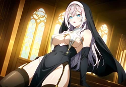 [LoveHUwU] Alisa Mikhailovna Kujou and Maria Mikhailovna Kujou and Yuki Suou [ nun ] | Alya Sometimes Hides Her Feelings in Russian | Roshidere [AI Generated]