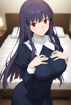 araaiart - Request: Fujino Asagami | Kara no Kyoukai (Patreon) [AI Generated]