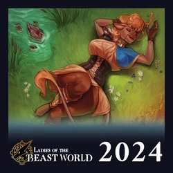 [Heartleaf games] (Various Artists) Ladies of the Beast World 2024 Feminine Calendar and Pinups (Read Disclaimer)