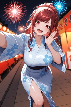 Vlen - Kazama Kaede - Kimono || Isekai De Cheat Skill (Patreon) [AI Generated]