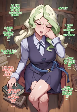 [Desghidorah/FutaLAB] Diana X Akko | Little Witch Academia (Text Version) [AI Generated]