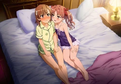 [LoveHUwU] Mikoto Misaka and Shirai Kuroko | Toaru Majutsu no Index [AI Generated]