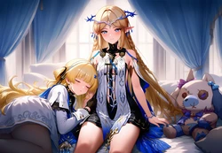 [LoveHUwU] Cartethyia and Phoebe | Wuthering Waves [AI Generated]